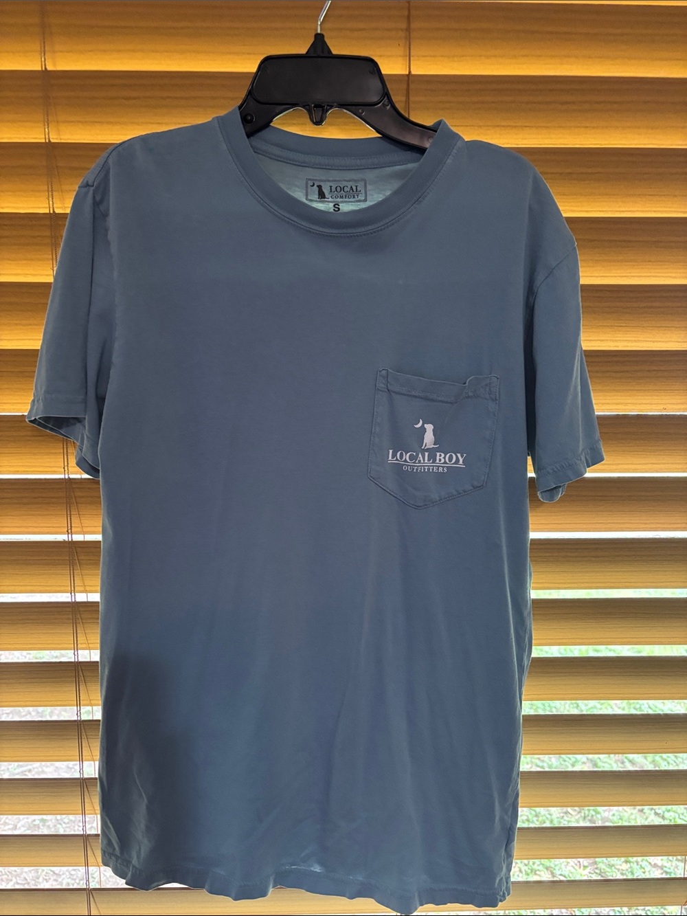Local Boy Outfitters Short-Sleeve Pocket Tee — Slate Blue